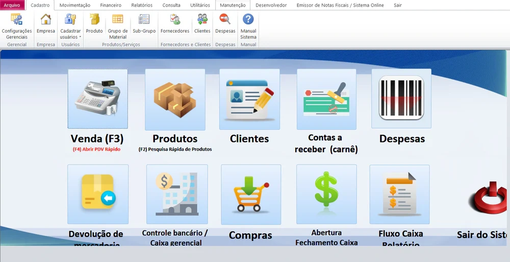 Sistema Para Gestão Lojas, Comércios, Mercados